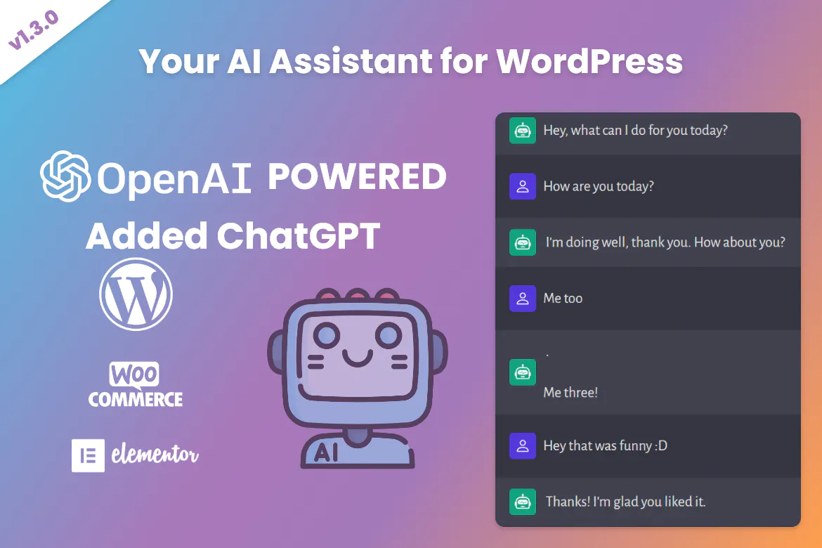 Your AI Assistant for WordPress插件