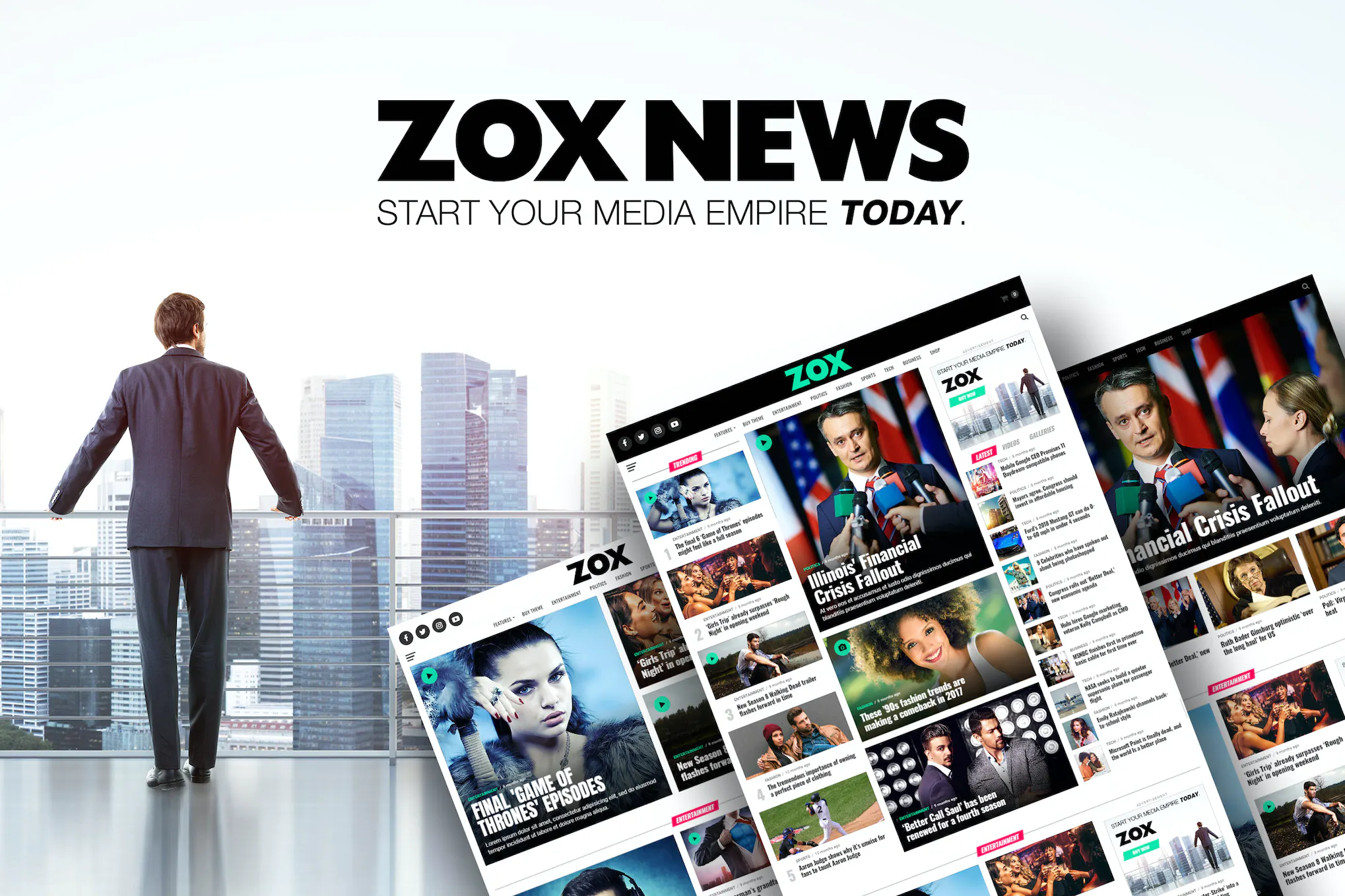 Zox News – 专业的新闻和杂志建站主题wordpress主题（含演示数据+插件）