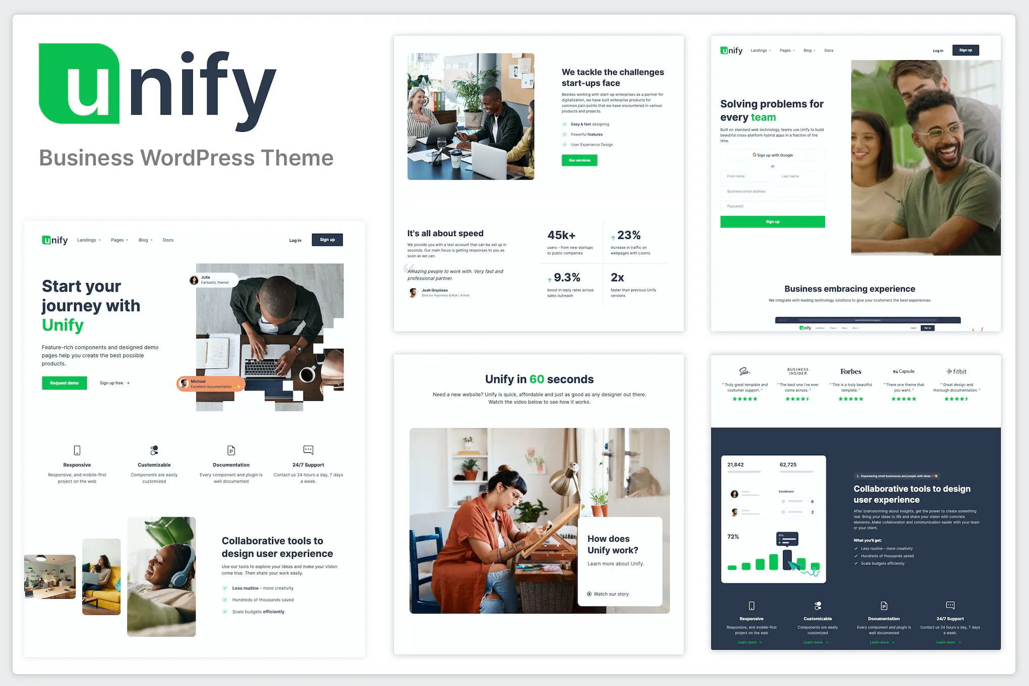 Unify -  多用途商业WordPress 主题