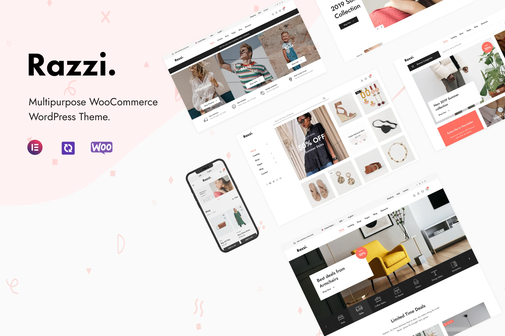 Razzi-多功能WooCommerce WordPress商城主题